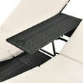 thumbnail image 6 of vidaXL Double Sun Lounger Patio Wicker Sun Lounger with Curtains Poly Rattan, 6 of 19