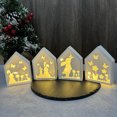thumbnail image 2 of DIY Easter Bunny Hollow Night Light Silicone Mold Rabbit Flower Butterfly Crystal Drip Mold Light Projection Gypsum Plaster Mold, 2 of 4