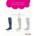 thumbnail image 2 of MeMoi  Star Shine Knee-High Socks - Girls - Female, 12, White, 2 of 7