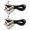 90cm, variant on 2,Y Audio cable cord Right Angle DUAL 6.35mm MONO male to 1/4 90°Right TRS Plug