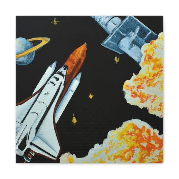 Space Shuttle Grandeur - Canvas