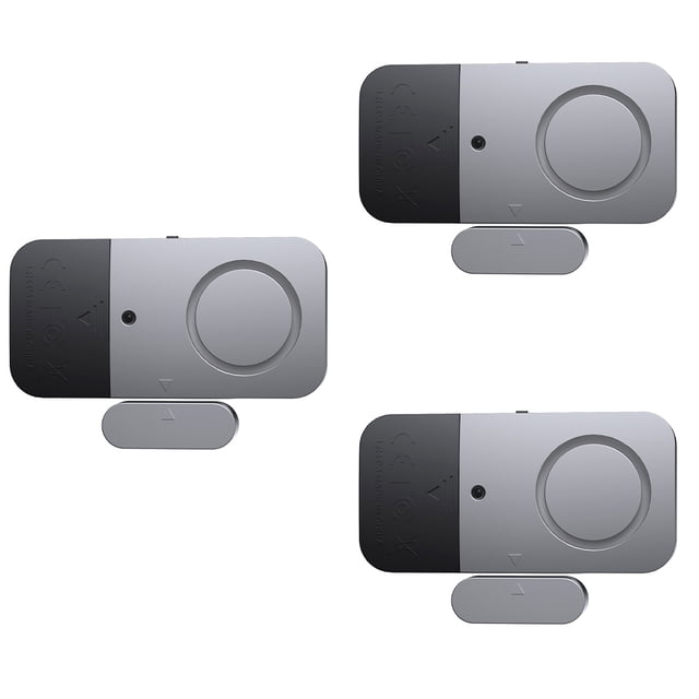 Yuarrent Alarma para ventana de puerta, sistema de protección de seguridad para el hogar de 120dB, Detector independiente de puerta Conjuntos de muebles de dormitorio 3 piezas