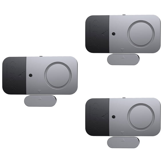 Yuarrent Alarma para ventana de puerta, sistema de protección de seguridad para el hogar de 120dB, Detector independiente de puerta Conjuntos de muebles de dormitorio 3 piezas