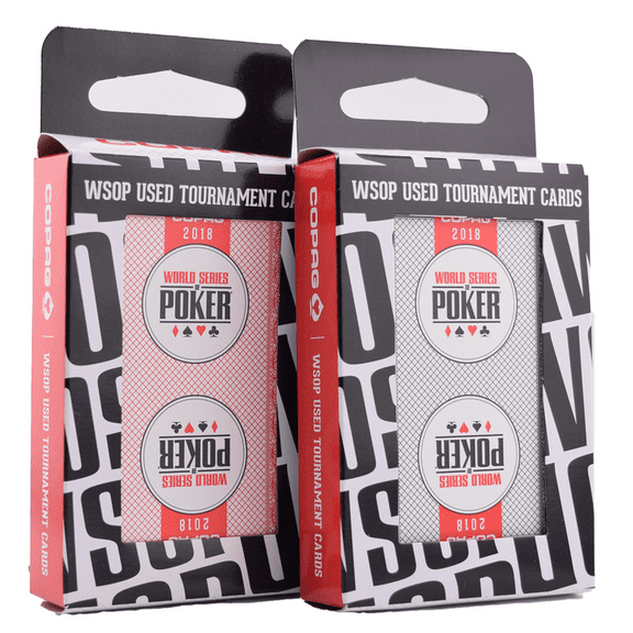 2018 Set of 2 Decks Dealt at WSOP Copag Plastic Playing Cards Bridge Standard Index
