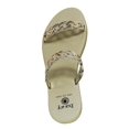 thumbnail image 4 of Beaute Fashion Chain Adult Women Flip Flop Slide Sandal #1 Extraable Extra Cushioned (7 US, Beige), 4 of 5