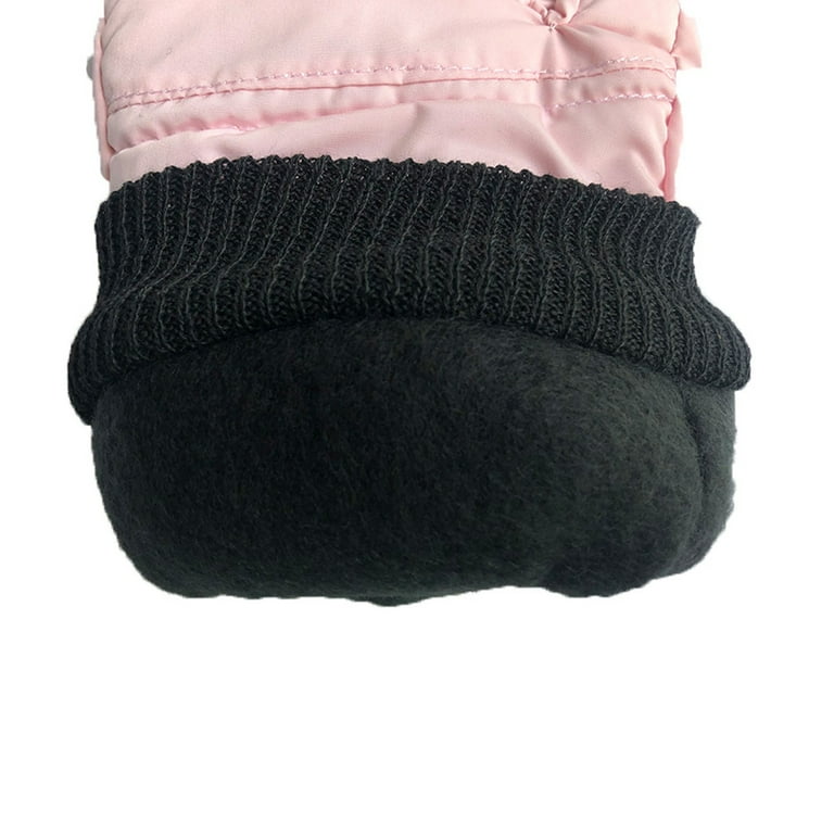 Kids hats with store gloves attached