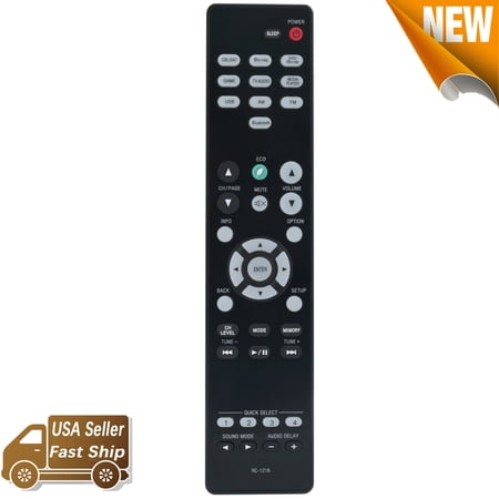 RC-1216 Replacement Remote Control for Denon Video&Audio Receiver RC1216