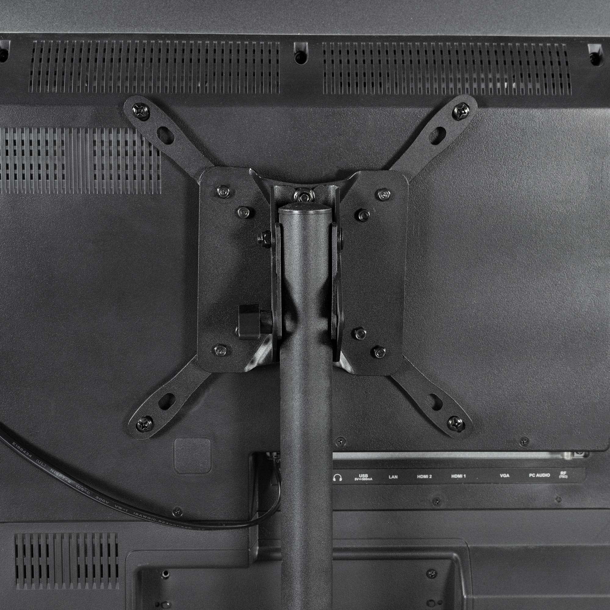 VIVO TV Display 13" to 50" Height Adjustable Floor Stand with Storage Shelf