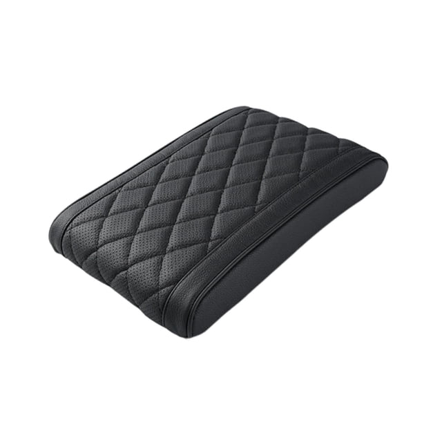Cojín reposabrazos para coche Funda para consola central del coche Versátil Práctico Profesional Ergonómico Piel sintética suave Cojín reposabrazos Negro