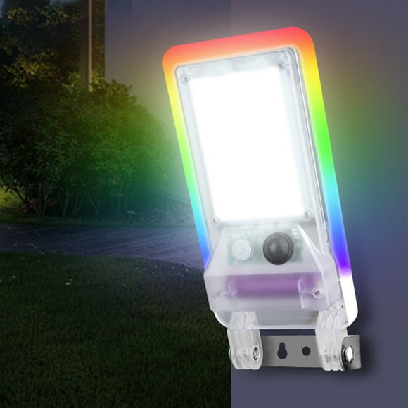 Wifi Camera indoor Wireless,Solar integrated Human Sensing Street Light Water Proofing Color Wall Light High-Power Remote-Controlled Lighting Wall Light,White