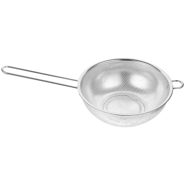 Colador de cocina Tazón colador con asa colador de lavado de acero inoxidable coladores de cesta coladores para limpieza de frutas y verduras mezcla de lavado