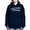 Navy, variant on - Live Green Vote Blue Transparent - Pullover Hoodie, Classic & Comfortable Hooded Sweatshirt