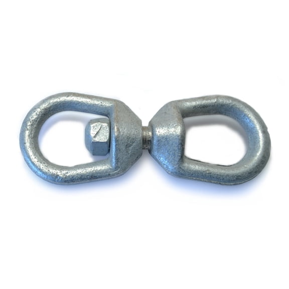 5/16" Galvanized Steel Eye & Eye Swivels (1 pcs.)