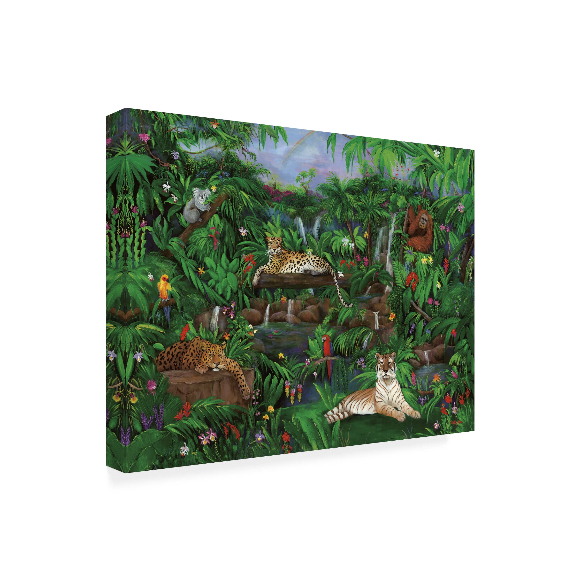 Betty Lou 'Jungle Creatures' Canvas Art
