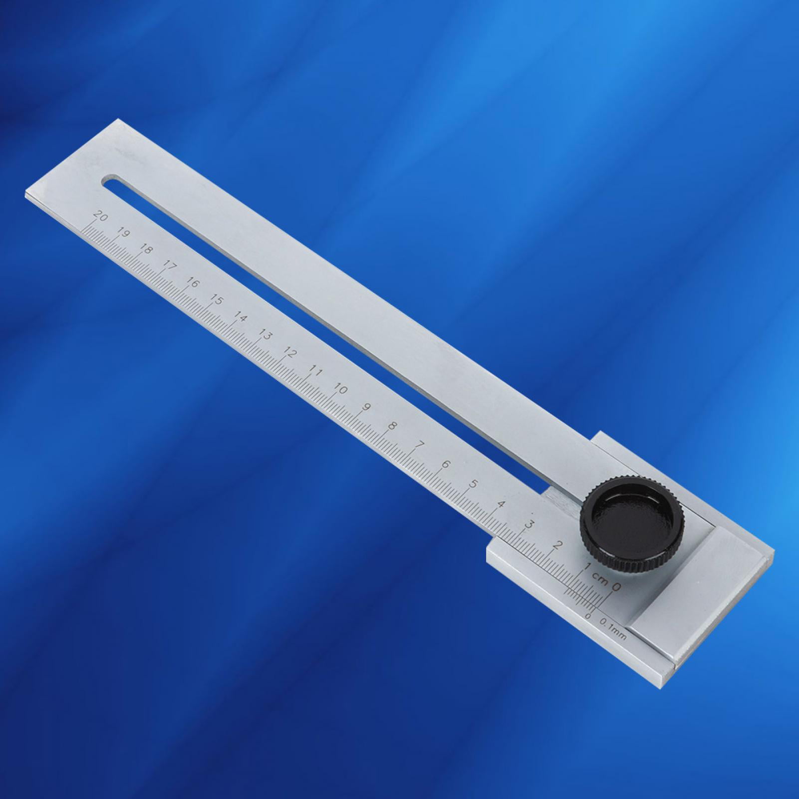 0-200mm Stainless Steel Marking Ruler Gauge Woodworking Marker Measuring Tool 