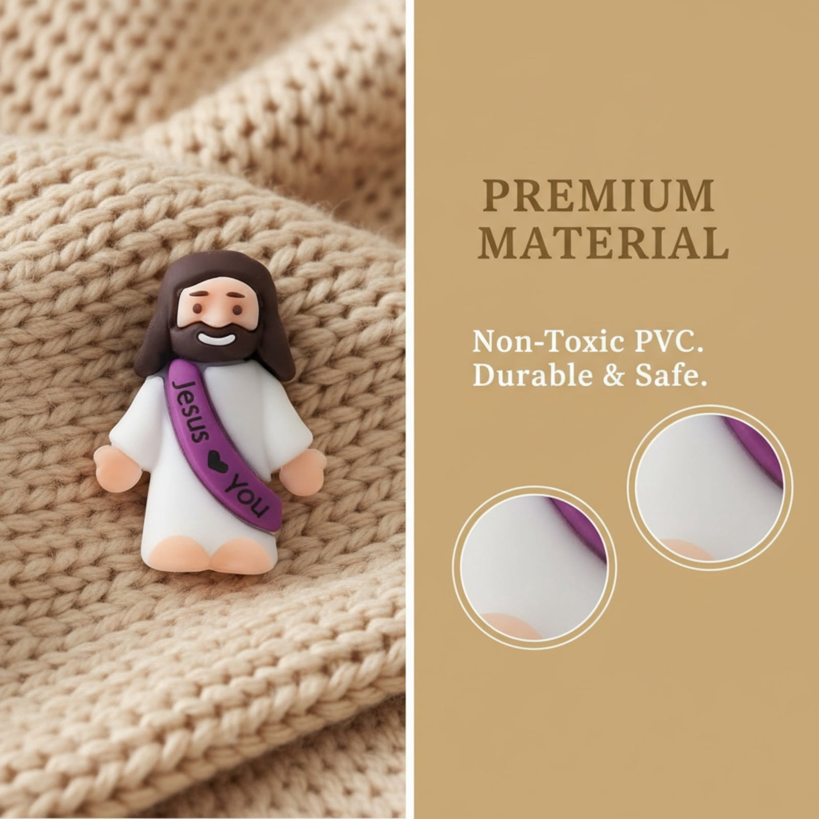 Little Jesus Figurines in Bulk, Pocket Jesus for Baptism Gifts Religious Gifts for Easter