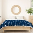 thumbnail image 3 of Society6 Heather Dutton Navy Entangled Duvet Cover Polyester Queen- 88" X 88", 3 of 3