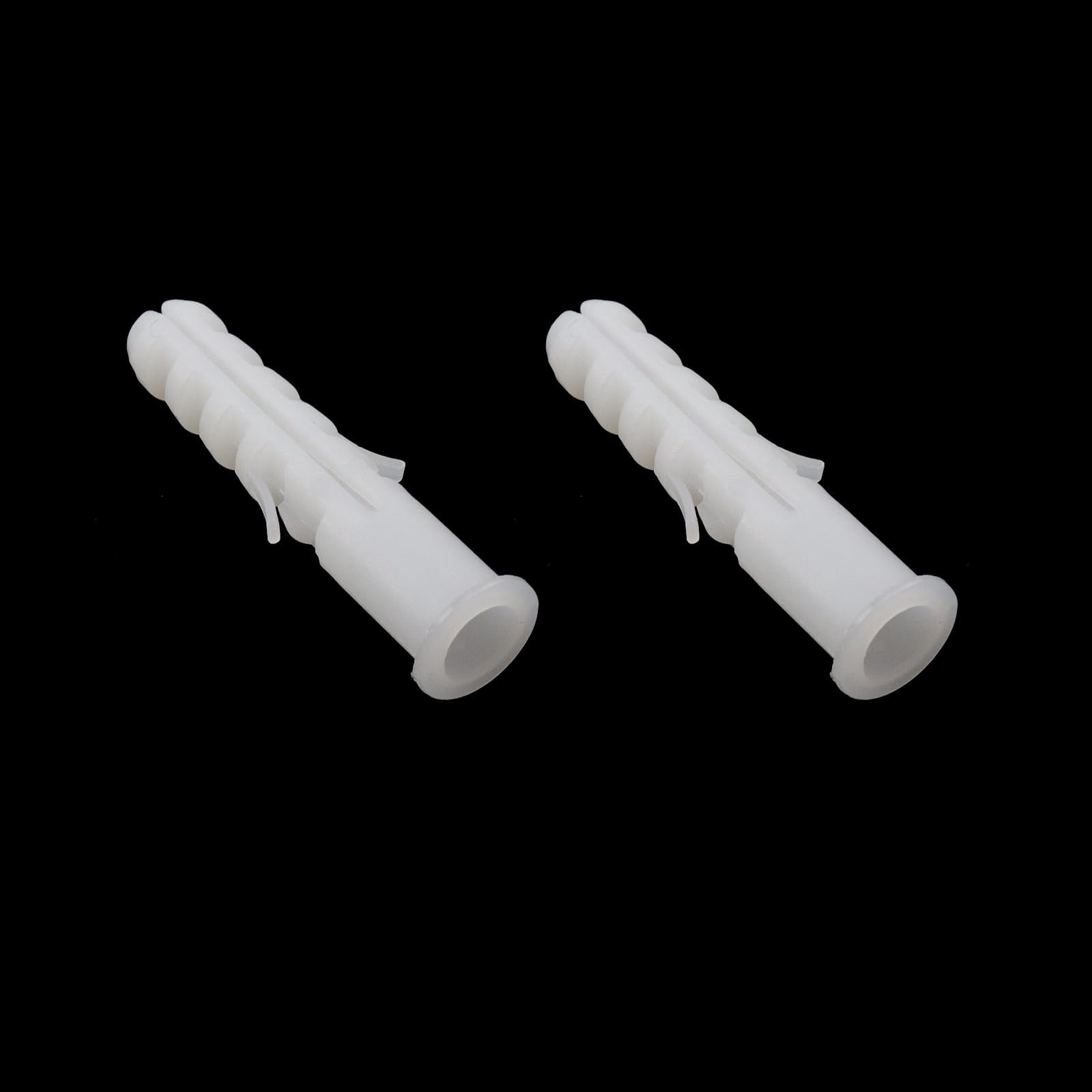 M5 x 25 mm Plastic Drywall Expansion Pipe Drywall Anchors Ribbed Wall Anchors,Pack of 1000