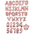thumbnail image 1 of 1pc/set Aluminum Foil Balloon In Letter, Number, Star, Birthday, Party, Festival, And Diy Shapes, Silver, Gold, And Rose Gold Colors Available, 1 of 3