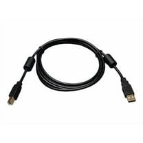 Tripp Lite U023-003 3 ft. USB 2.0 Hi-Speed A-B Cable with Ferrite Chokes