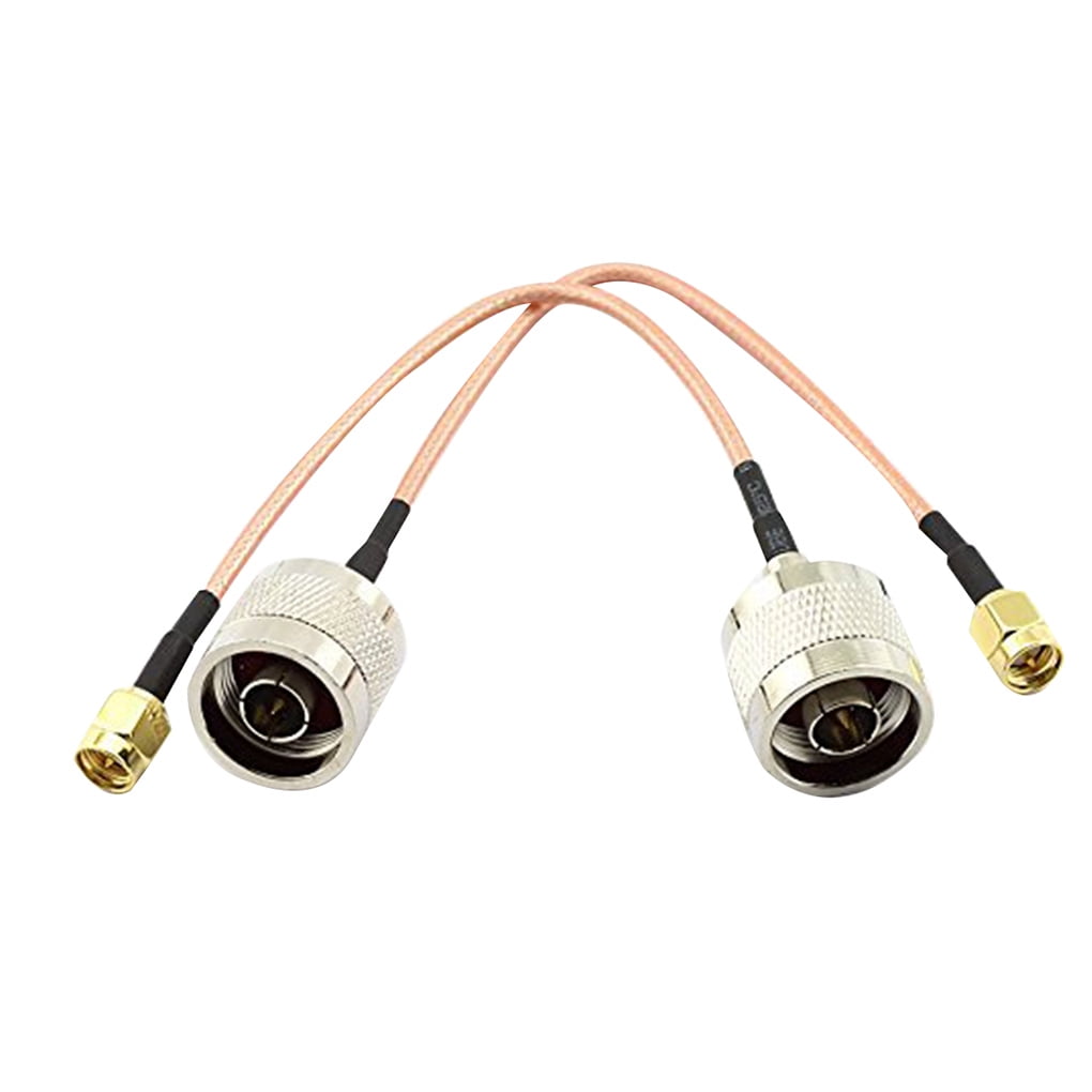 Workhet 2PCS/Set RG316 Wire Jumper RF coaxial coax cable 15cm SMA Male