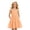 P122 Orange, variant on Tfken Comfy Dresses For Girls Soft Travel Holiday Girls Sleeveless Dresses Elegant Solid Color Party Child Classic Clothes Size 5-6 Years