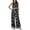 02-Black, variant on Two Piece Sets for Women Boho Floral Tank Top Wide Leg Pants Casual Travel Beach Vacation Outfits