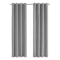 Curtain Panel 54"W X 95"L Grommet Bedroom Kitchen Thermal Insulation Grey