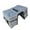 Grey, variant on Hearth & Gear Bike Rack Bag Water Proof Bike Trunk Pannier Rear Seat Bag Cycling Bike Saddlebag Bike Rack Bag Water Proof Large Capacity Bike Trunk Bag Reflective Saddle Panniers Storage Cargo Bike