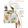 thumbnail image 2 of Easter Carrot Table Cloth, Waterproof Tablecloth for Square Tables, Spring Watercolor Modern Art Reusable Washable Fabric Table Cover for Restaurant Kitchen Dining Tables 54"x54", 2 of 9