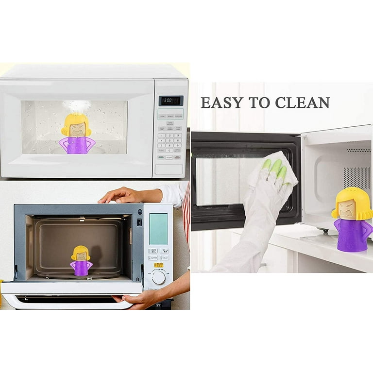 Green and Yellow Home Deodorizer Angry Angry Mom Microwave Cleaner Cartoon  Cool Mom Refrigerator Cleaner Deodorization