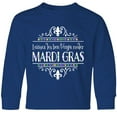 thumbnail image 3 of Inktastic Laissez Les Bon Temps Rouler Mardi Gras Long Sleeve Youth T-Shirt, 3 of 5