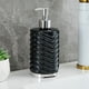 thumbnail image 5 of Dispensador de Gel Hidroalcohólico de 420 Ml - Dispensador de Jabón Líquido de Plástico con Bomba para Baño, Cocina y Aseo - Dispensador Recargable para Jabón Líquido, Loción y Champú En Negro, Blanc, 5 of 6