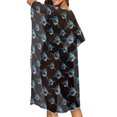 thumbnail image 4 of HELLHERO Polyester Bathing Suit Cover Up for Beach Breathable Free Size Long Kimono Swimsuit Cover Up, 4 of 6