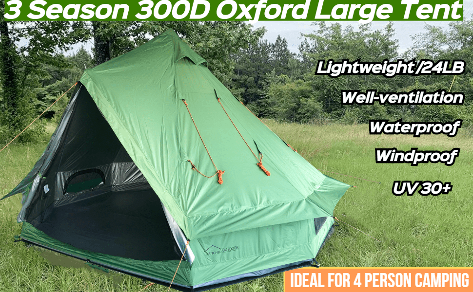 Amazon.com : Backpacking Bell Tent with Top Stove Jack for