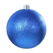 CuiLiyq Christmas Tree Decoration Ball, 5.9" Large Sparkling Shatterproof Christmas Ball, for Home Indoor Outdoor Holiday Weddings Parties Hanging Decoration (Blue)