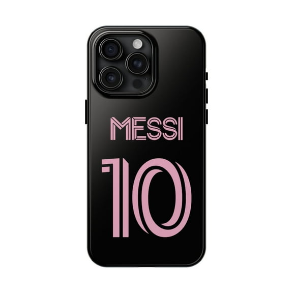 iPhone Tough Case - Messi 10 Miami Away Football Soccer Jersey Sports Fan - iPhone 15 Pro Max