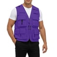 thumbnail image 7 of Yopmin Fly Fishing Vests for Men Zip Up Casual Vest Summer Outdoor Sleeveless Coats with Multi-pockets for Hiking Camping, 7 of 7