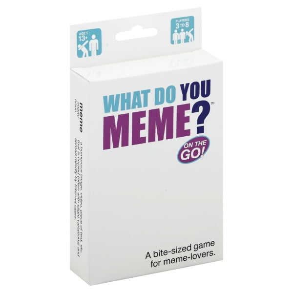 NEW SEALED CARDS Ages 13+ Travel Card Game What Do You Meme On The Go 
