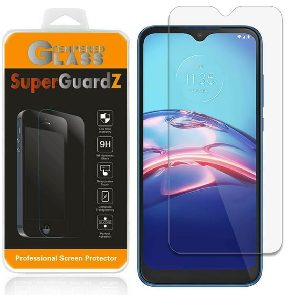 [2-Pack] For Motorola Moto E (2020) - SuperGuardZ Tempered Glass Screen Protector, Anti-Scratch, 9H Hardness, Anti-Bubble, Anti-Shock