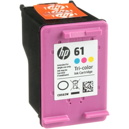 HP 61 Tri-color Original Ink Cartridge (CH562WN) - Walmart.com