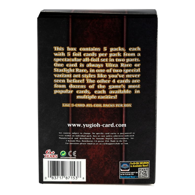 Yu-Gi-Oh! Trading Card Games Rarity Collection 5 Tuck Box - Walmart.com