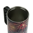 thumbnail image 5 of Bioworld Americana 40 Oz. Vacuum Insulated Stainless Steel Tumbler with Leak-Proof Lid & Handle, Patriotic Fireworks & American Flag Design for 4th of July or Everyday Travel, 5 of 7