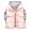 Pink, variant on Girls Puffy Vest Sleeveless Lightweight Outerwear Jackets & Vests Kids Kids Winter Clothes Clothes for Girls 9-10 Years