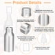 thumbnail image 4 of Botellas de Spray de Aluminio Uxcell de 5 piezas 30ml/1oz Contenedor Recargable de Metal para Alcohol, 4 of 7