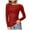 ZARed4, variant on MIXUE Womens Summer Tops Solid Color Round Neck 3/4 Sleeve Casual Shirts For Women Tee Shirts Activewear,Brown,S