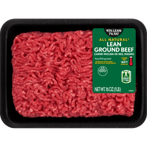 93% Lean / 7% Fat Lean Ground Beef, 1 lb Tray, Fresh, All Natural*