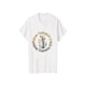 thumbnail image 1 of Camiseta con estampado floral y letras para mujer, suave, cuello redondo, manga corta, top informal versátil de verano, diseño moderno de doble cara, 1 of 6