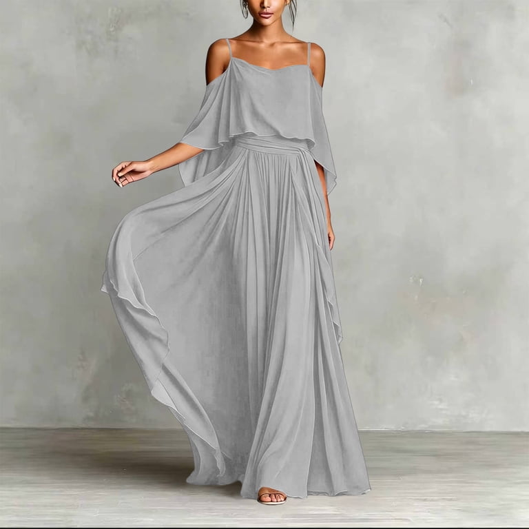 silver grey wedding guest dresses Steel Gray Spring Wedding Guest Dresses Page 2