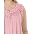 thumbnail image 6 of EZI Nightgowns for Women - Soft & Breathable Satin Night Gowns for Adult Women - Medium to Plus Size Womens Sleep Shirts - Knee-Length Nightgown, 6 of 7